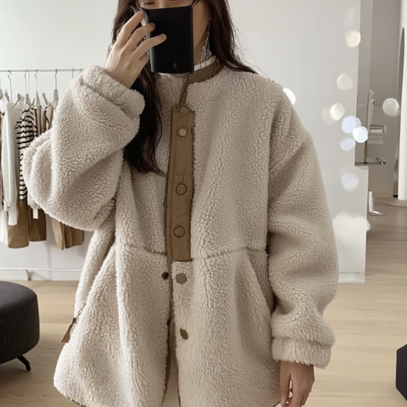 Marcelline Kurtka Damska – Elegancka i Przytulna Kurtka dla Szykownego Stylu