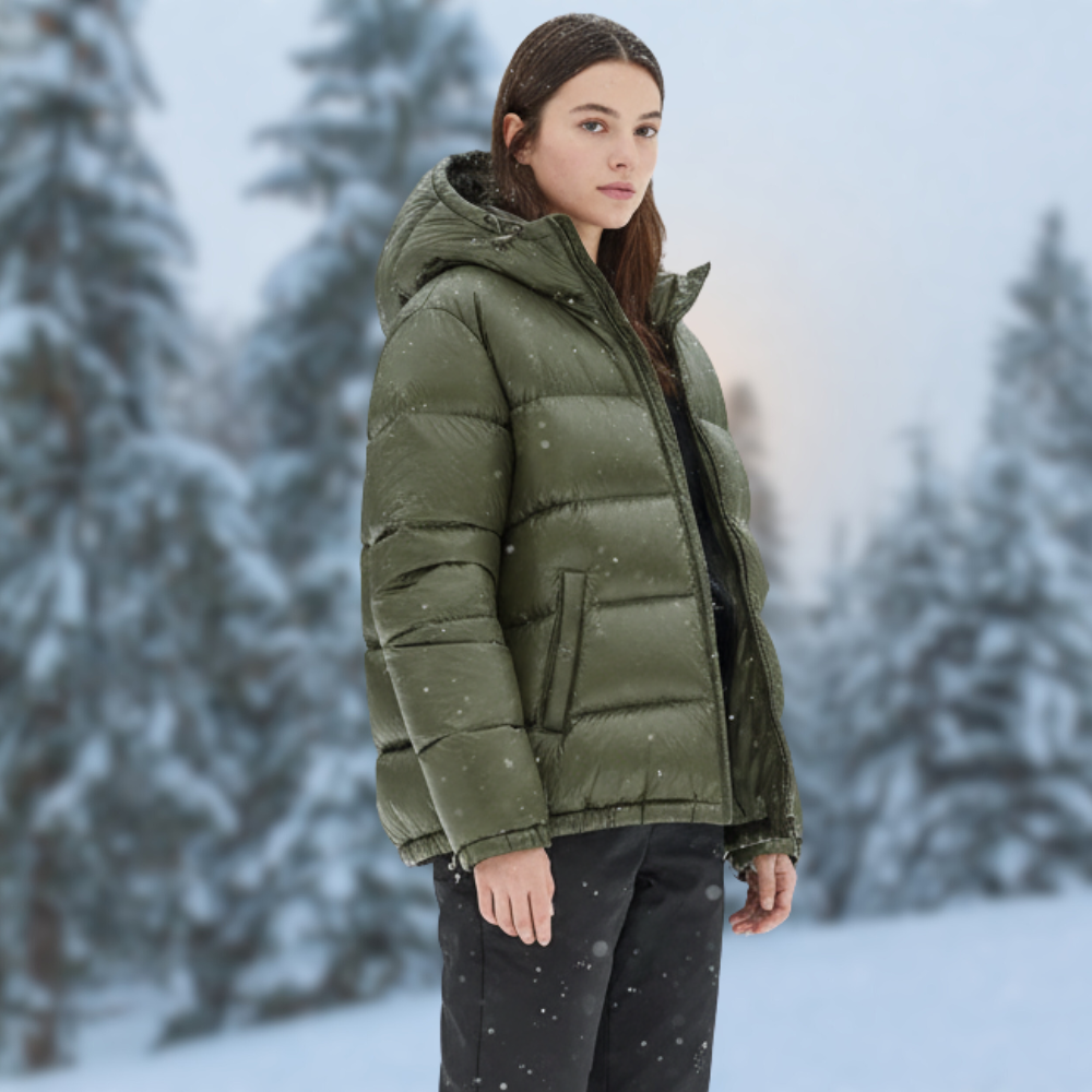 Sophia Kurtka Damska – Lekka, Ciepła i Wodoodporna Kurtka Puffer w Nowoczesnym Stylu