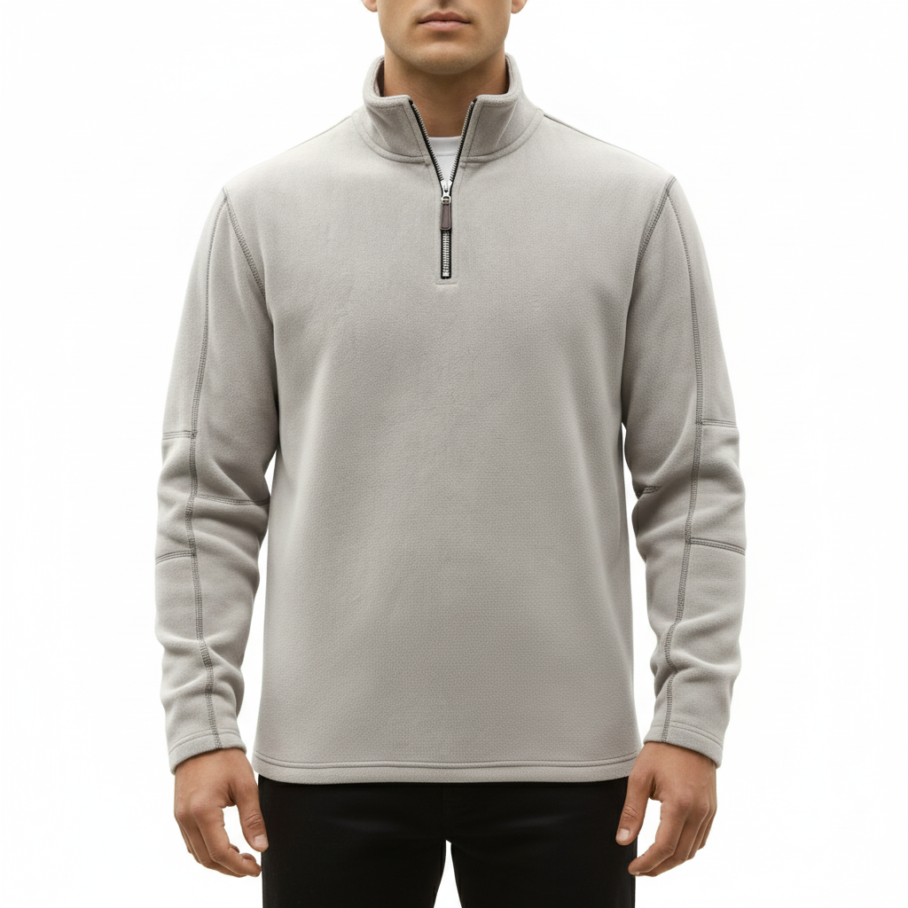 James Sweter Męski z Wełny na Zamek – Ciepły, Wygodny & Elegancki z Miękką Podszewką