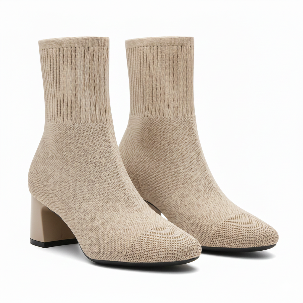 Adele Kozaki Damskie – Eleganckie i Wygodne Dzianinowe Kozaki dla Szykownego Codziennego Looku