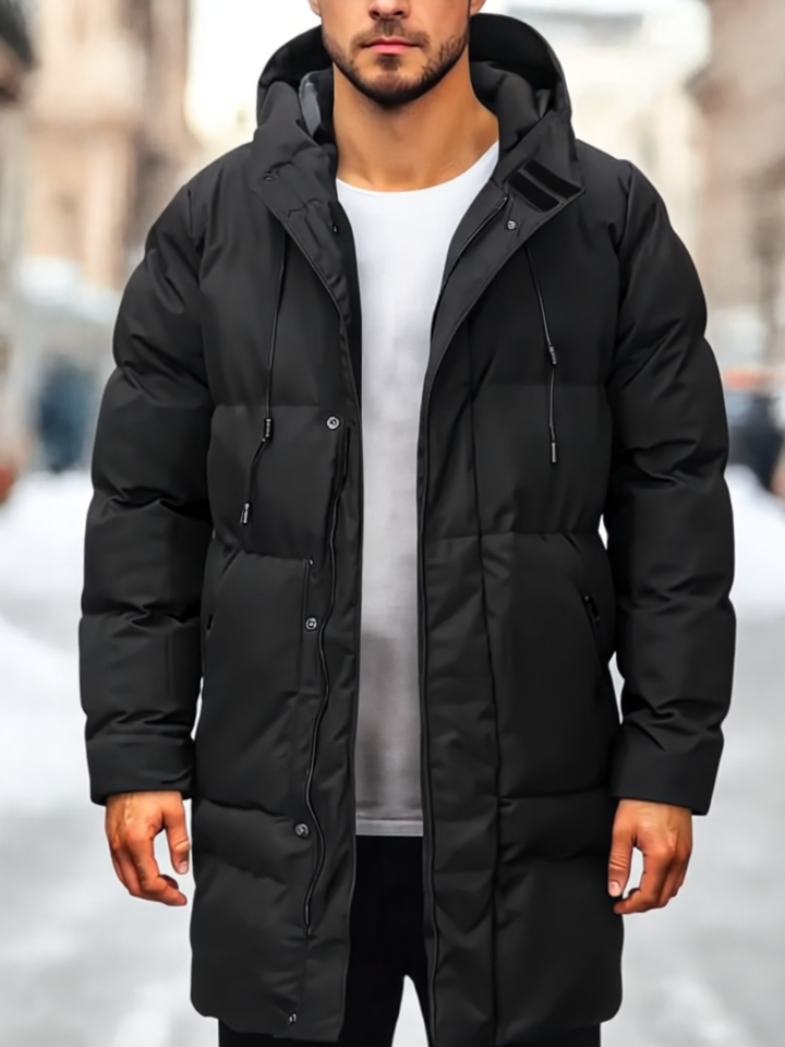 Cassius Parka Męska – Z ociepleniem izolacyjnym, wytrzymałym nylonem i nowoczesnym stylem