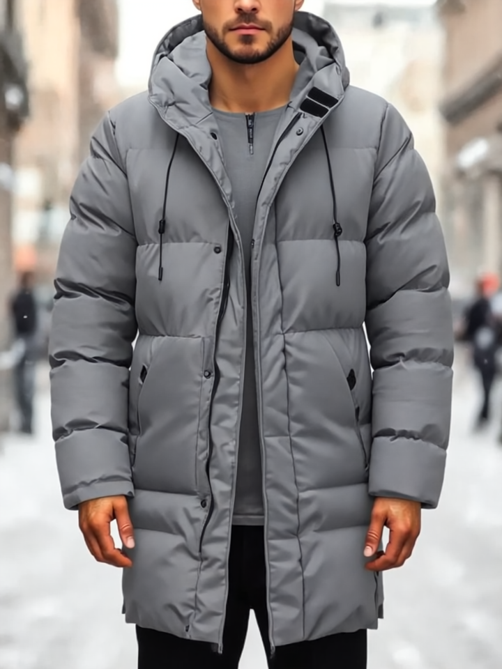 Cassius Parka Męska – Z ociepleniem izolacyjnym, wytrzymałym nylonem i nowoczesnym stylem