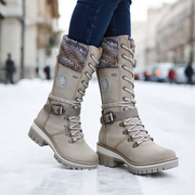 Kylee Wysokie Kozaki Damskie Zimowe – Eleganckie z ciepłą izolacją, wygodną podszewką i zapięciem na zamek