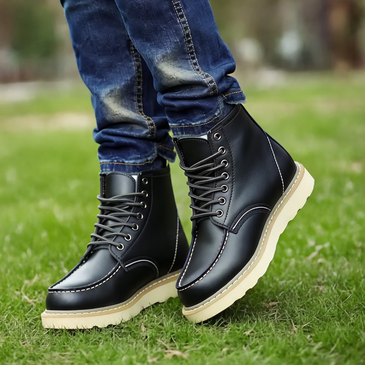 Tyler Męskie Buty Zimowe Vintage – Ciepłe, wygodne z wyściełaną podeszwą