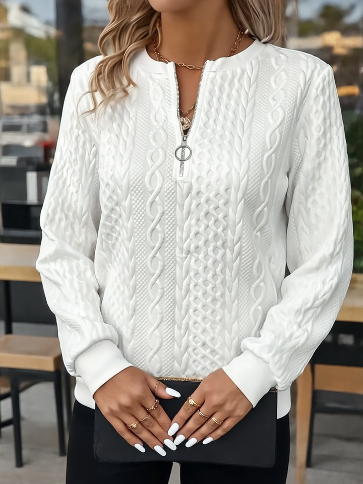 Amora Sweter Damski z Miękkiej Dzianiny – Codzienny Komfort i Swobodna Elegancja