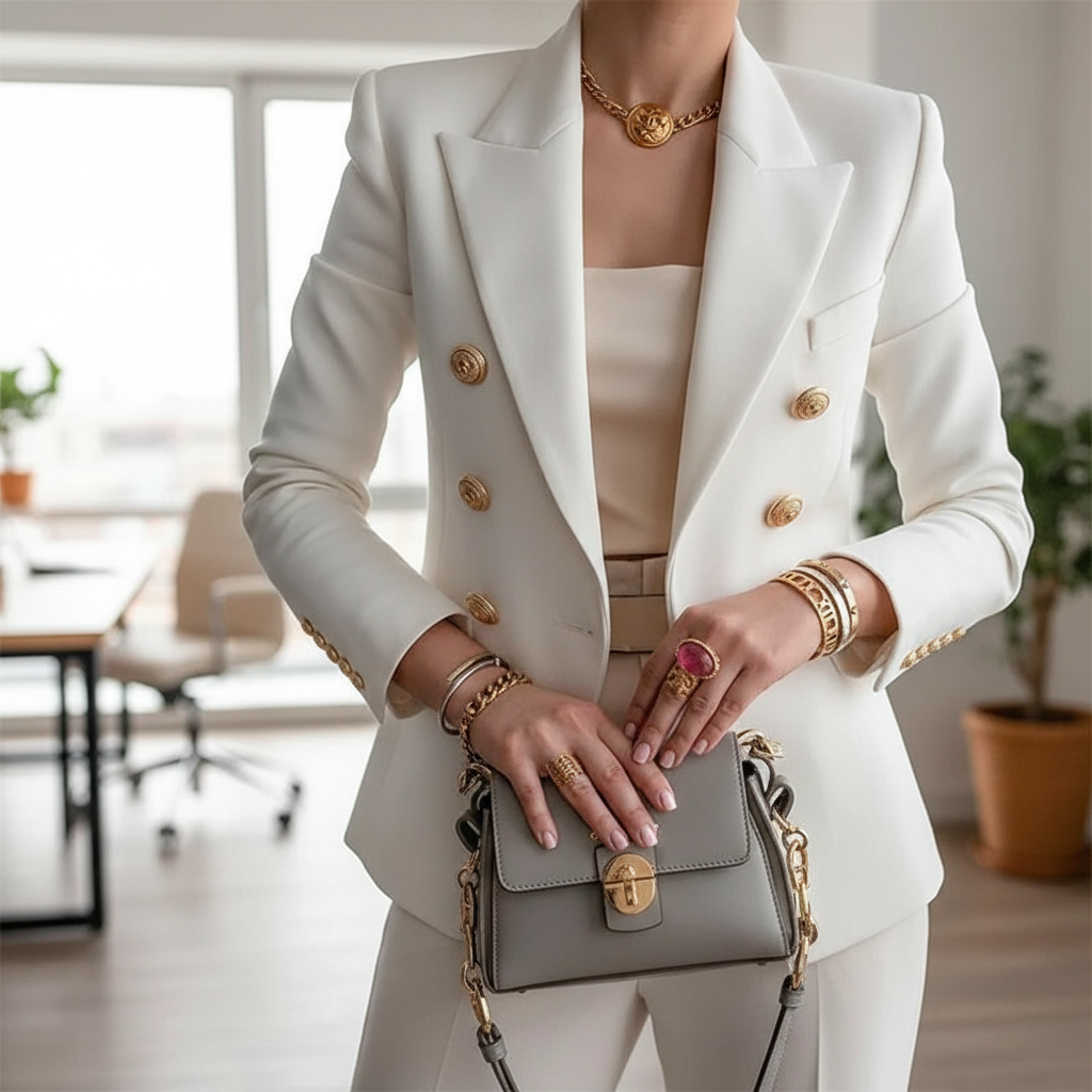 Hailey Elegancka Marynarka Damska – Luksusowa i Wygodna Marynarka o Szykownym i Wszechstronnym Stylu