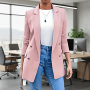 Liina Marynarka Damska – Elegancka i Uniwersalna Marynarka z Premium Materiału w Ponadczasowym Stylu