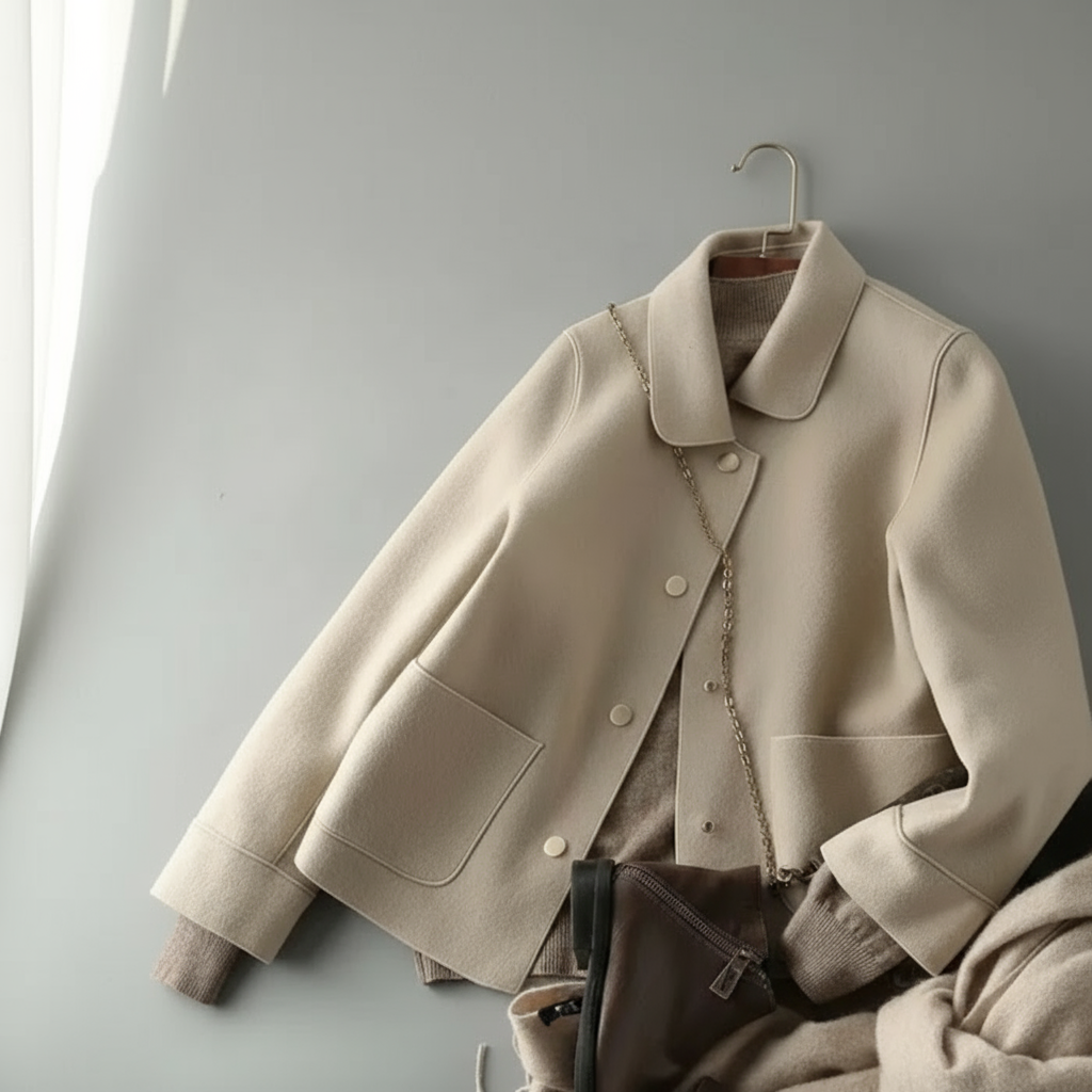 Emilie Elegancka Kurtka Damska – Stylowa i Wszechstronna Kurtka z Bawełny o Ponadczasowym Stylu