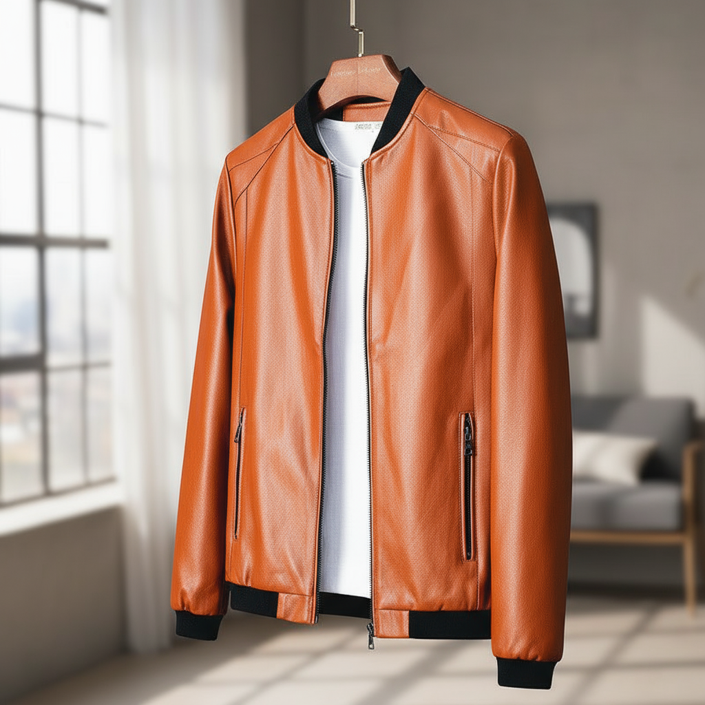 Vincent Kurtka Męska – Elegancka i Trwała Kurtka z Premium Skóry o Ponadczasowym Stylu