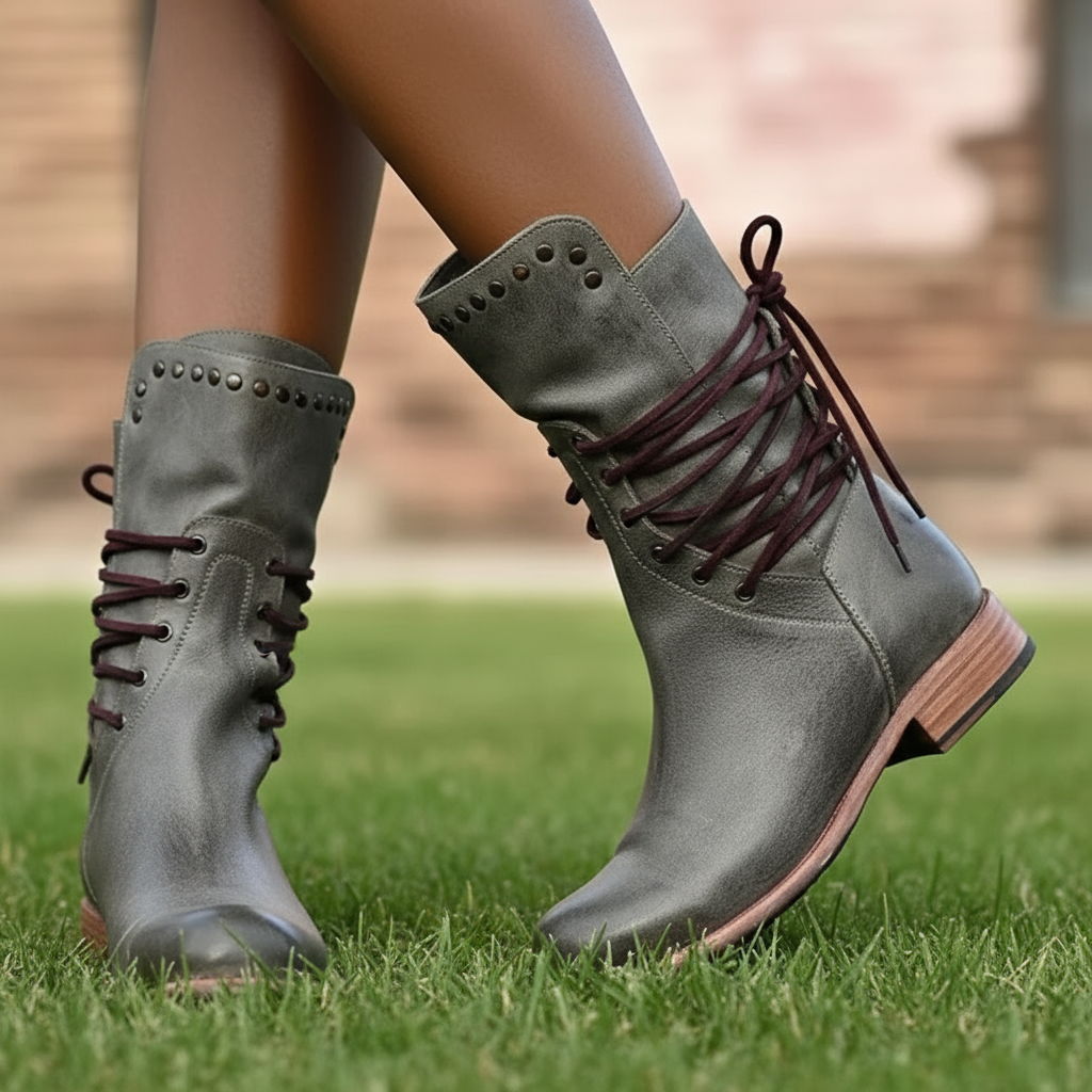 Alessia Botki Damskie – Eleganckie i Trwałe Buty ze Skóry Naturalnej o Szykownym Stylu