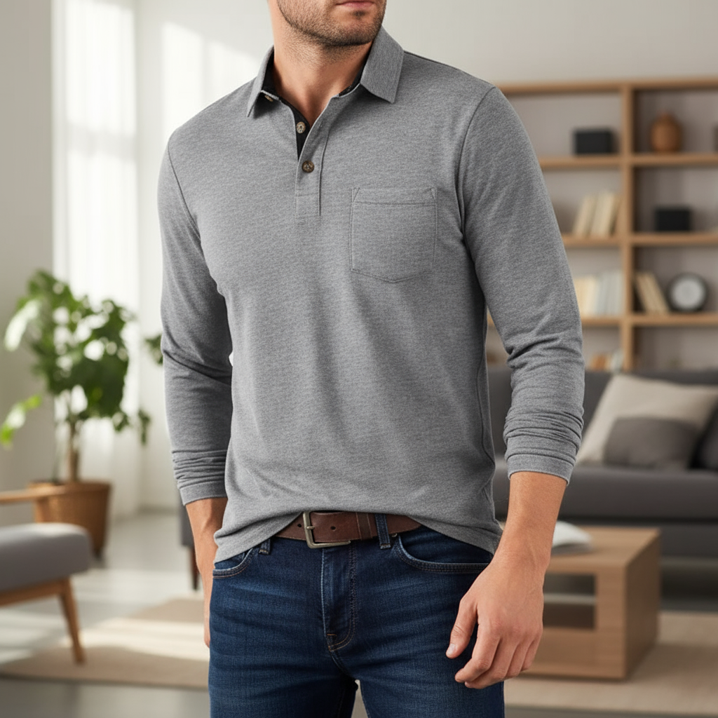 Lito Polo Męskie – Eleganckie i Wygodne Polo z Oddychającej Bawełny w Nowoczesnym Stylu