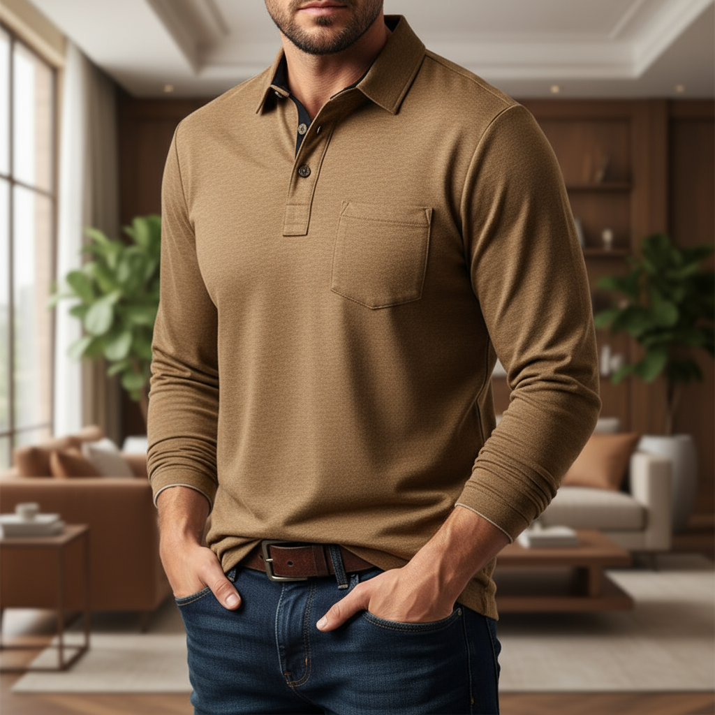 Lito Polo Męskie – Eleganckie i Wygodne Polo z Oddychającej Bawełny w Nowoczesnym Stylu