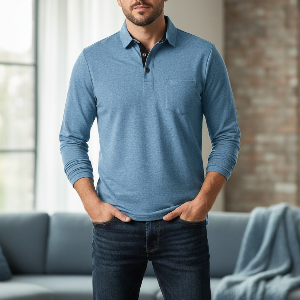 Lito Polo Męskie – Eleganckie i Wygodne Polo z Oddychającej Bawełny w Nowoczesnym Stylu