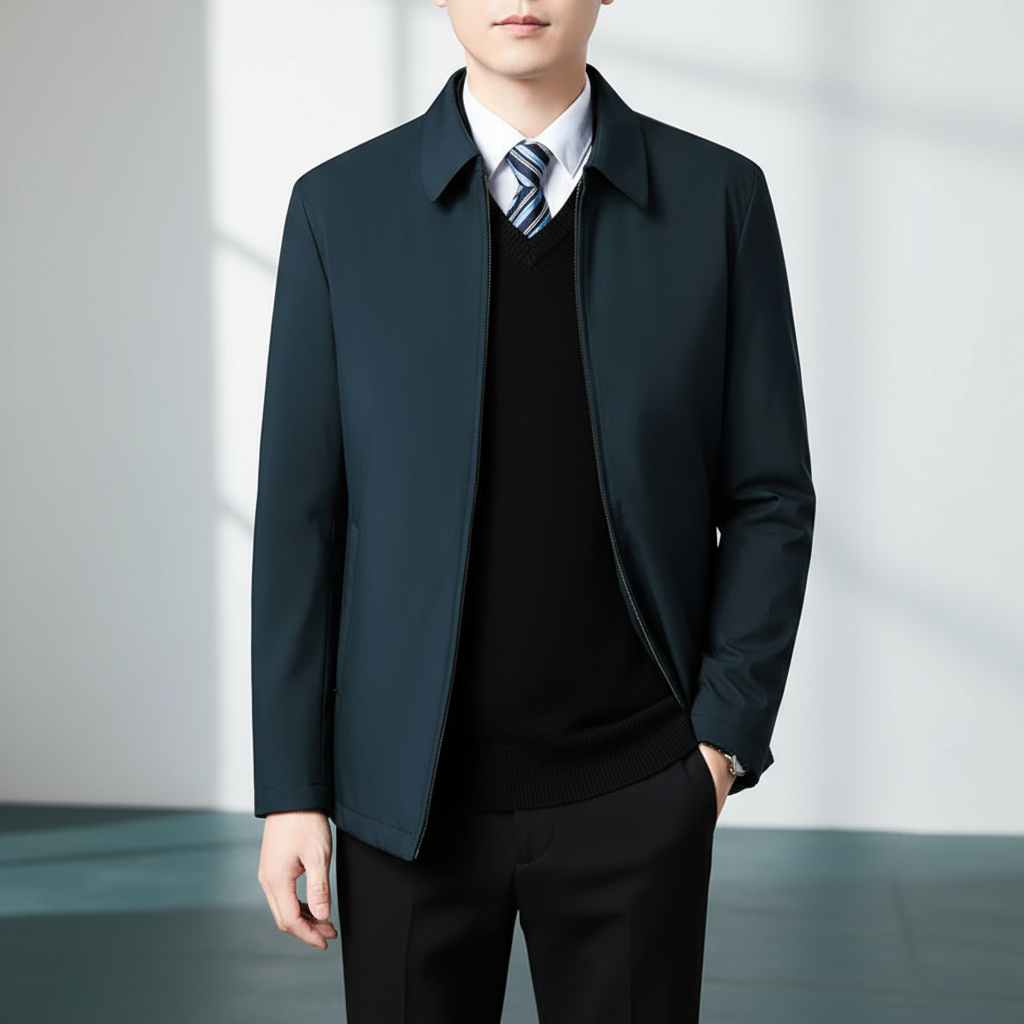 Sandro Kurtka Męska Casual – Rozpinana Kurtka w Swobodnym i Eleganckim Ponadczasowym Stylu