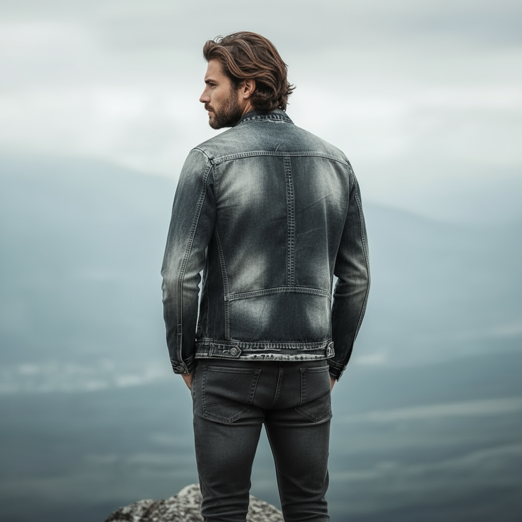 Michel Kurtka Męska – Premiumowa Kurtka z Denimu, Wygodna, Trwała i w Nowoczesnym Stylu