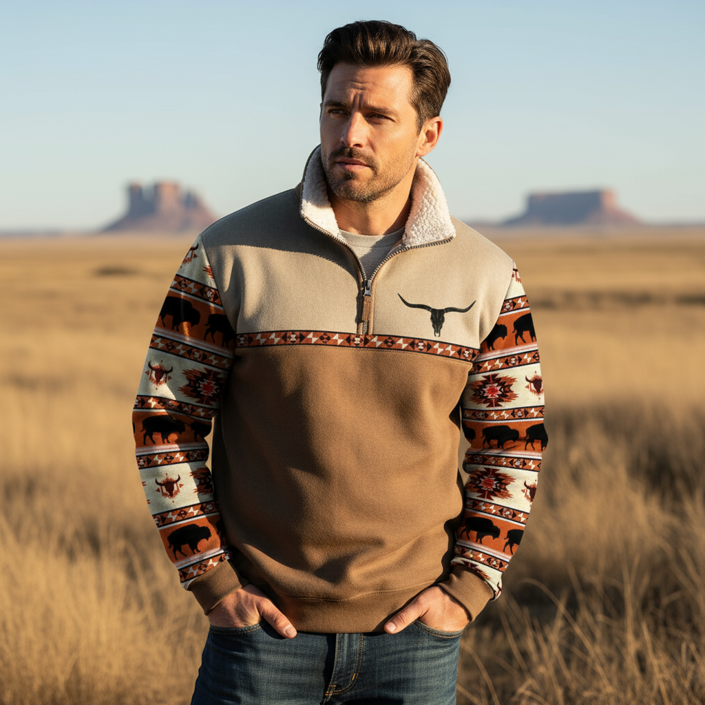 Ethan Sweter Męski – Nowoczesny Rozpinany Sweter z Miękkiej i Wygodnej Bawełny w Eleganckim Stylu