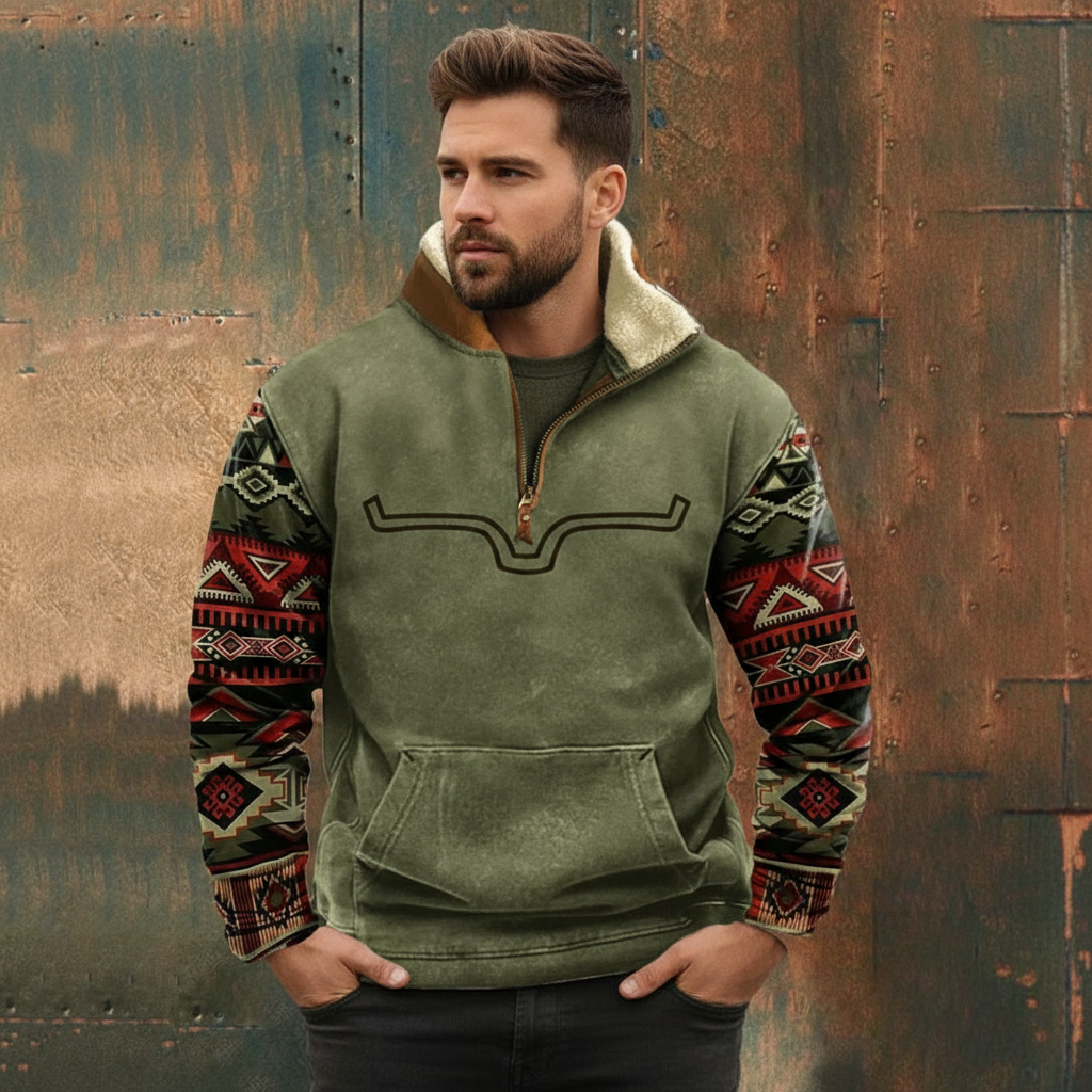 Ethan Sweter Męski – Nowoczesny Rozpinany Sweter z Miękkiej i Wygodnej Bawełny w Eleganckim Stylu