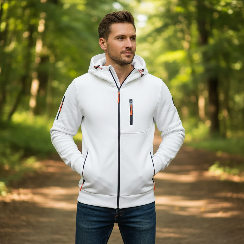 Jaron Bluza z Kapturem Męska – Wygodna i Wszechstronna Bawełniana Bluza w Nowoczesnym Stylu