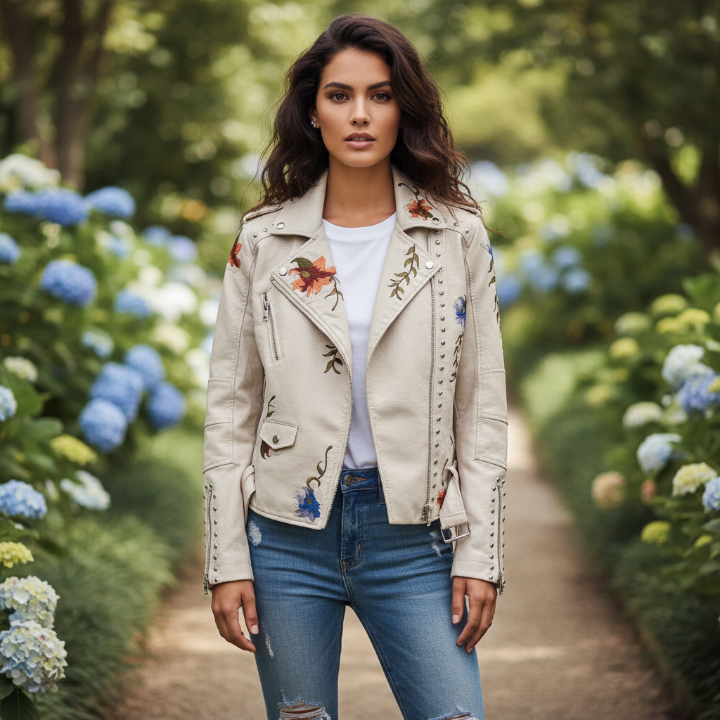 Helene Kurtka Damska – Elegancka i Trwała Kurtka z Premium Skóry o Ponadczasowym Stylu