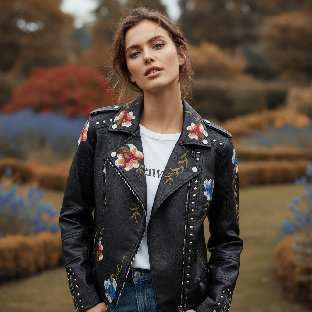 Helene Kurtka Damska – Elegancka i Trwała Kurtka z Premium Skóry o Ponadczasowym Stylu