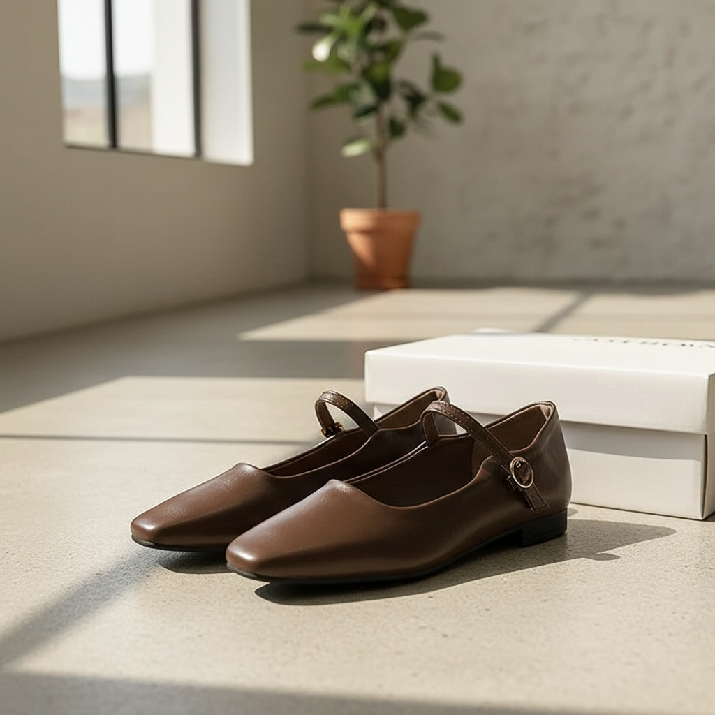 Sophie Baleriny Damskie – Eleganckie Buty z Regulowanym Paskiem i Ponadczasowym Designem