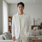 Ward Marynarka Męska – Elegancka i Lekka Marynarka z Lnu o Nowoczesnym i Wyrafinowanym Stylu