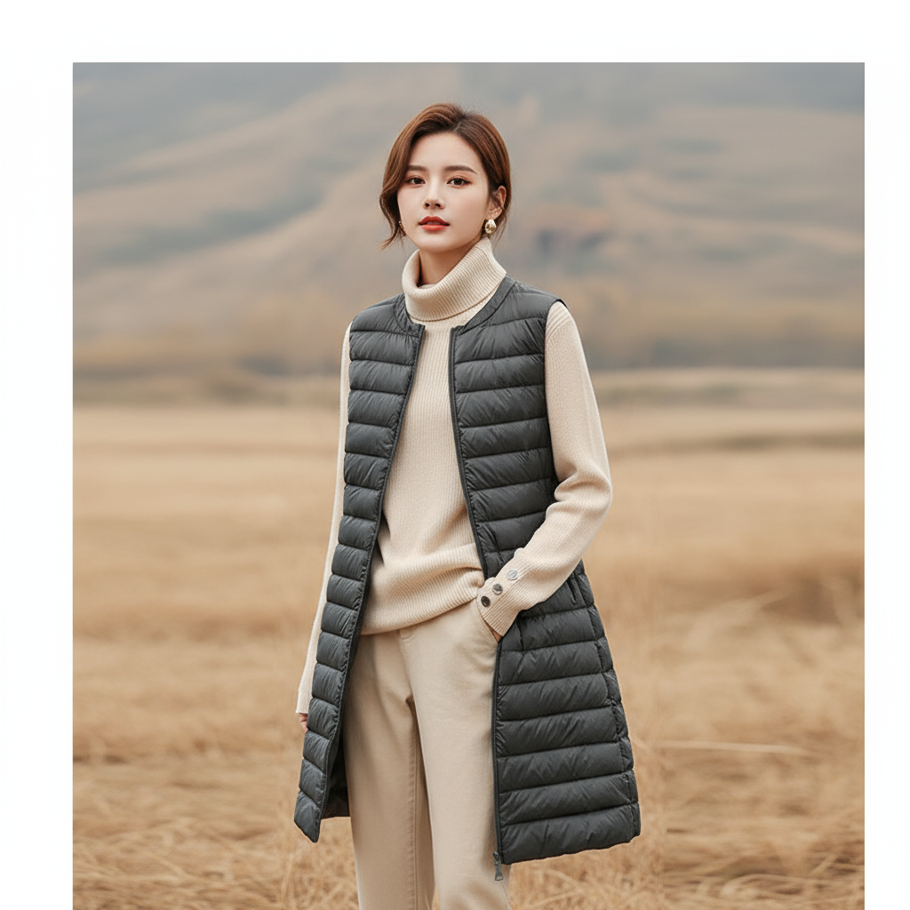 Premier Kamizelka Damska – Ultra-lekka Bezrękawnik Puchowy Idealny na Wiosnę