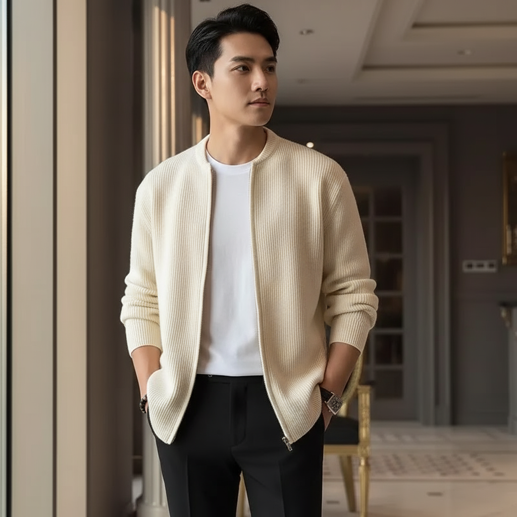 Rex Kamizelka Męska – Ciepła i Wygodna Kurtka na Zamek o Nowoczesnym i Eleganckim Stylu