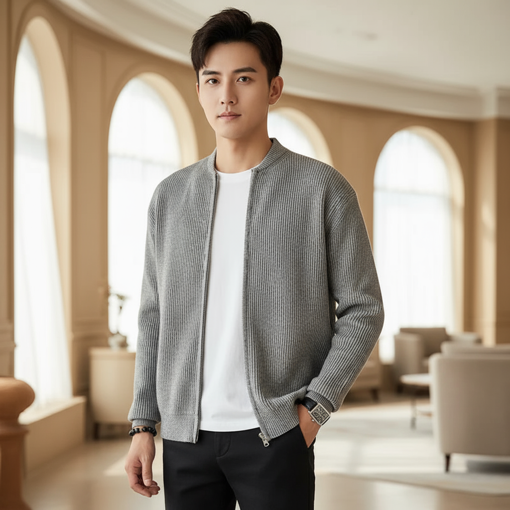 Rex Kamizelka Męska – Ciepła i Wygodna Kurtka na Zamek o Nowoczesnym i Eleganckim Stylu