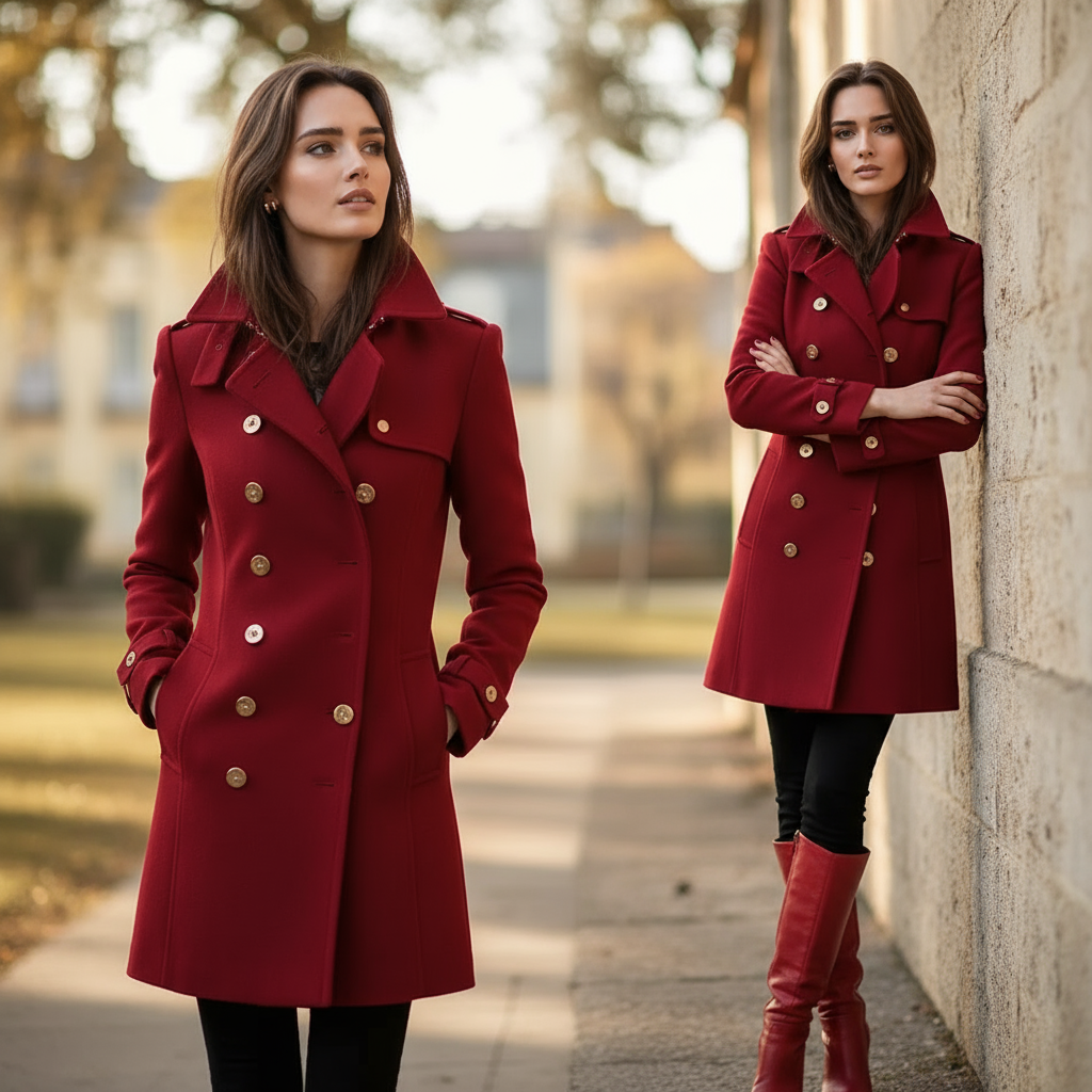 Divine Płaszcz Damski – Elegancki i Szykowny Płaszcz o Nowoczesnym Kroju na Każdą Okazję