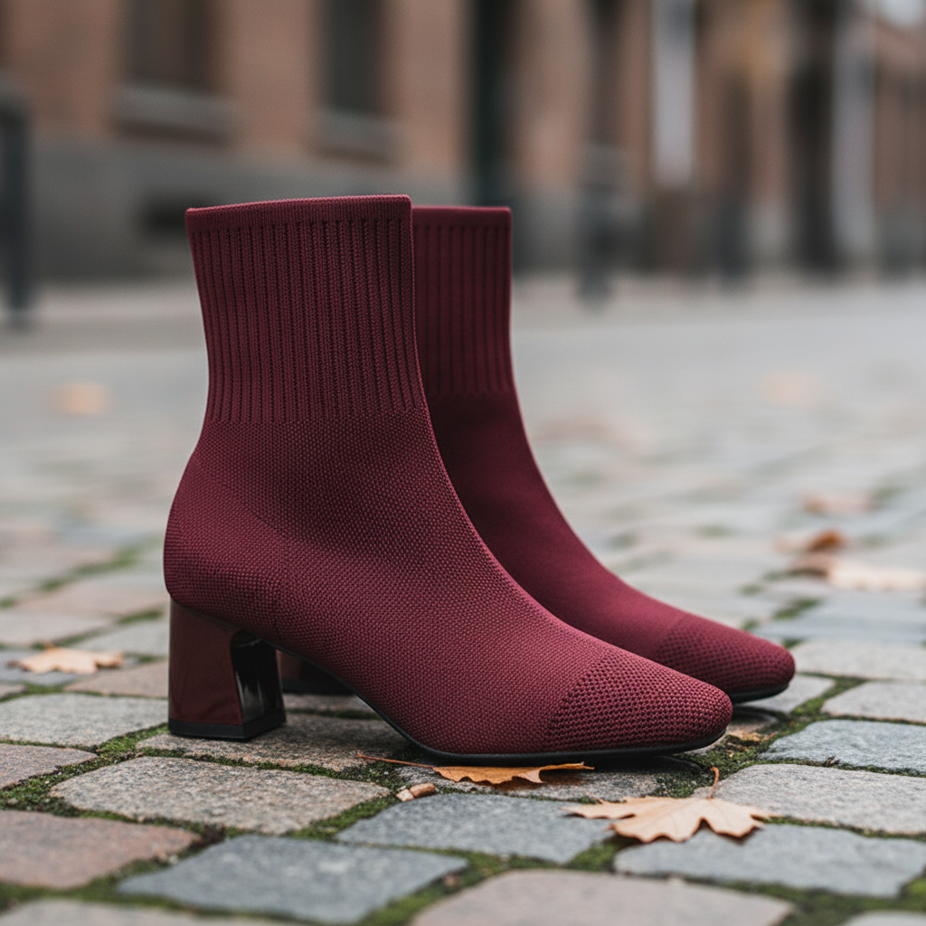 Adele Kozaki Damskie – Eleganckie i Wygodne Dzianinowe Kozaki dla Szykownego Codziennego Looku