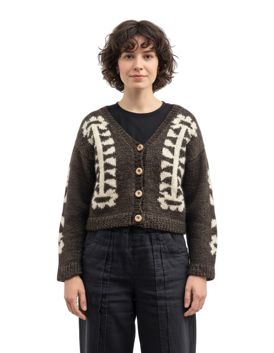 Jasmine | Brązowy kardigan