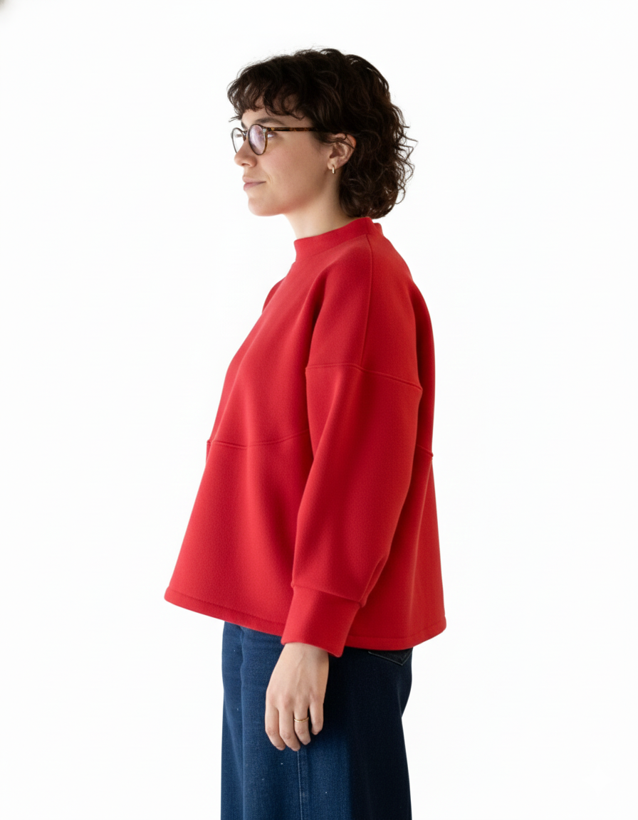 Francesca | Czerwony sweterek