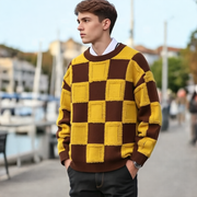 Ythan Sweter Męski z Kaszmiru – Klasyczny okrągły dekolt, regularny krój & miękki komfort