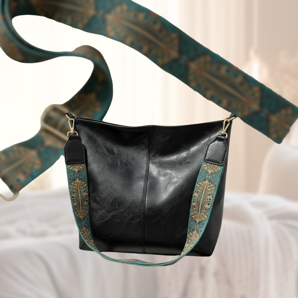 Zaria Torebka Damska – Elegancka Torebka na Ramię z Autentycznej Skóry Vintage