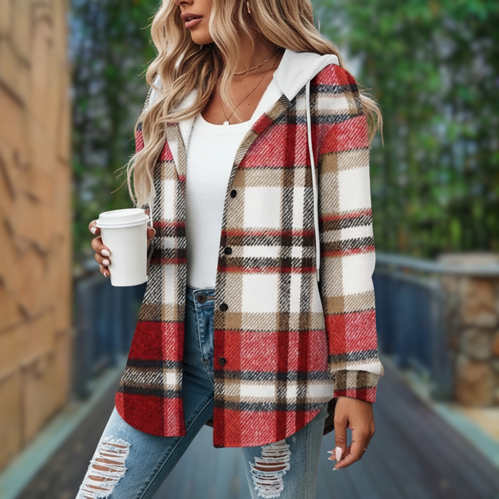 Evania Płaszcz Damski – Ciepły, Elegancki i Wygodny Płaszcz na Zimę