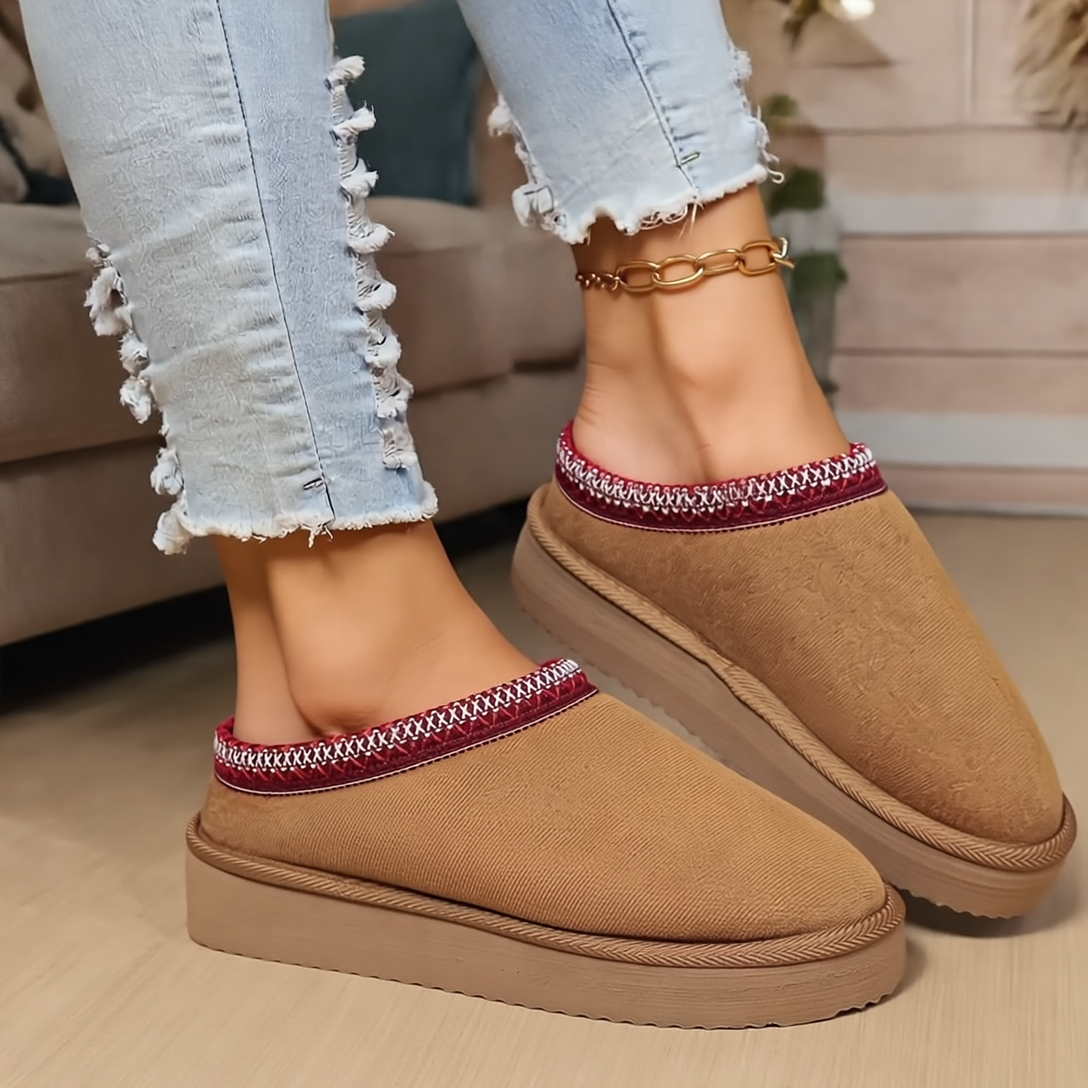 August Kapcie Damskie – Miękki Komfort, Oddychający Design & Antypoślizgowa Podeszwa