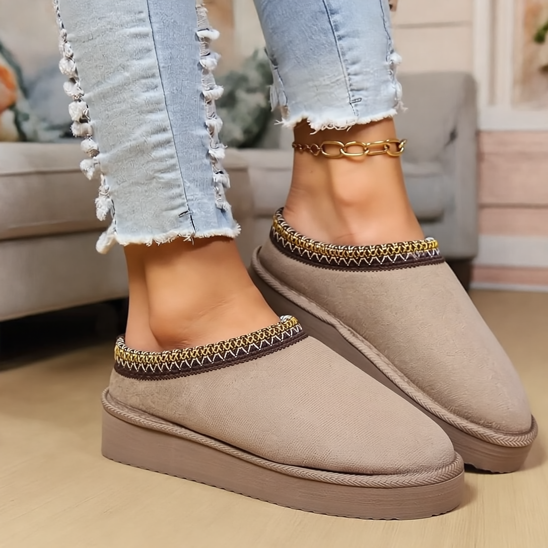 August Kapcie Damskie – Miękki Komfort, Oddychający Design & Antypoślizgowa Podeszwa