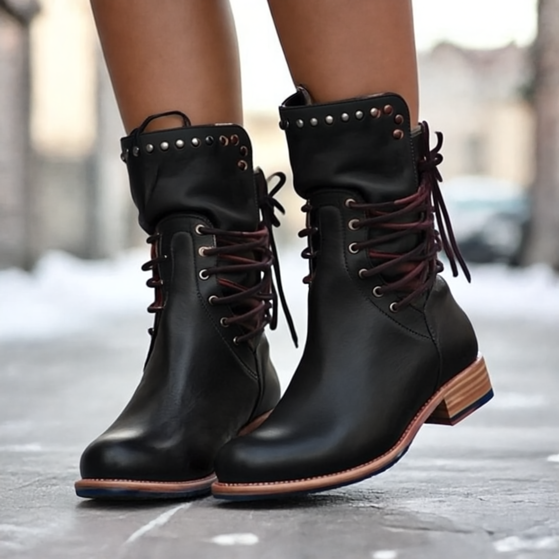 Daphne Skórzane Kozaki – Ponadczasowy Model z Trwałym Komfortem & Uniwersalną Elegancją