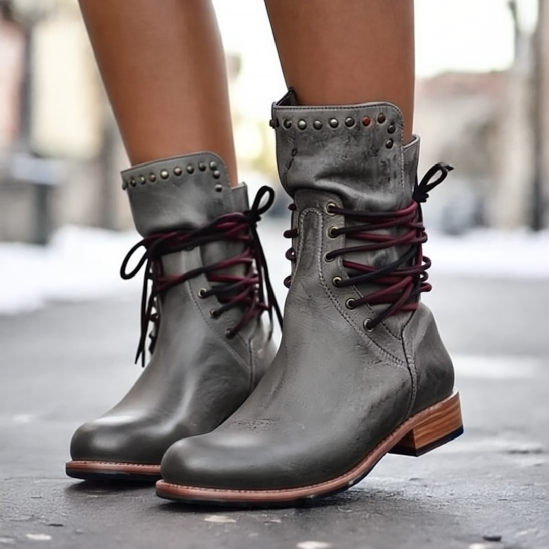 Daphne Skórzane Kozaki – Ponadczasowy Model z Trwałym Komfortem & Uniwersalną Elegancją