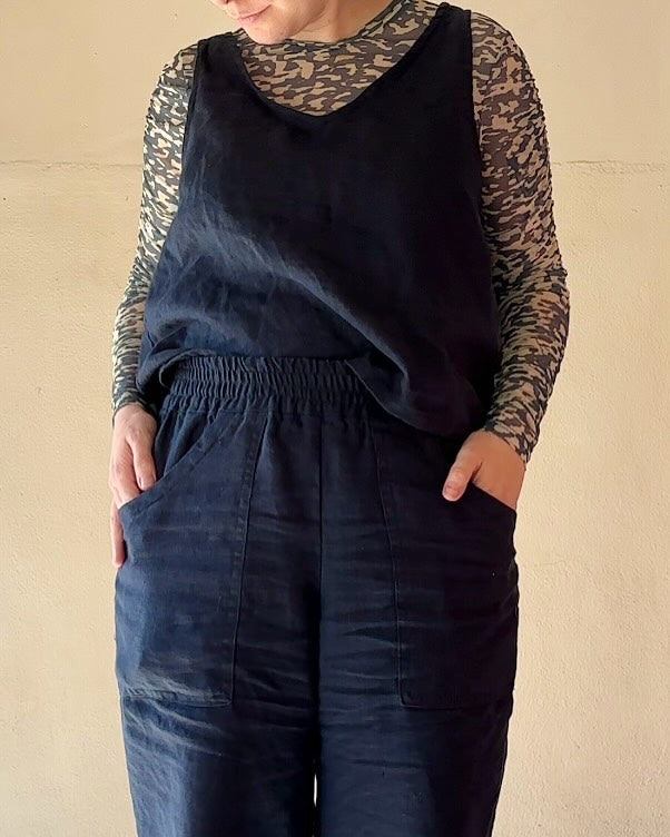 Hailey | Czarny kombinezon