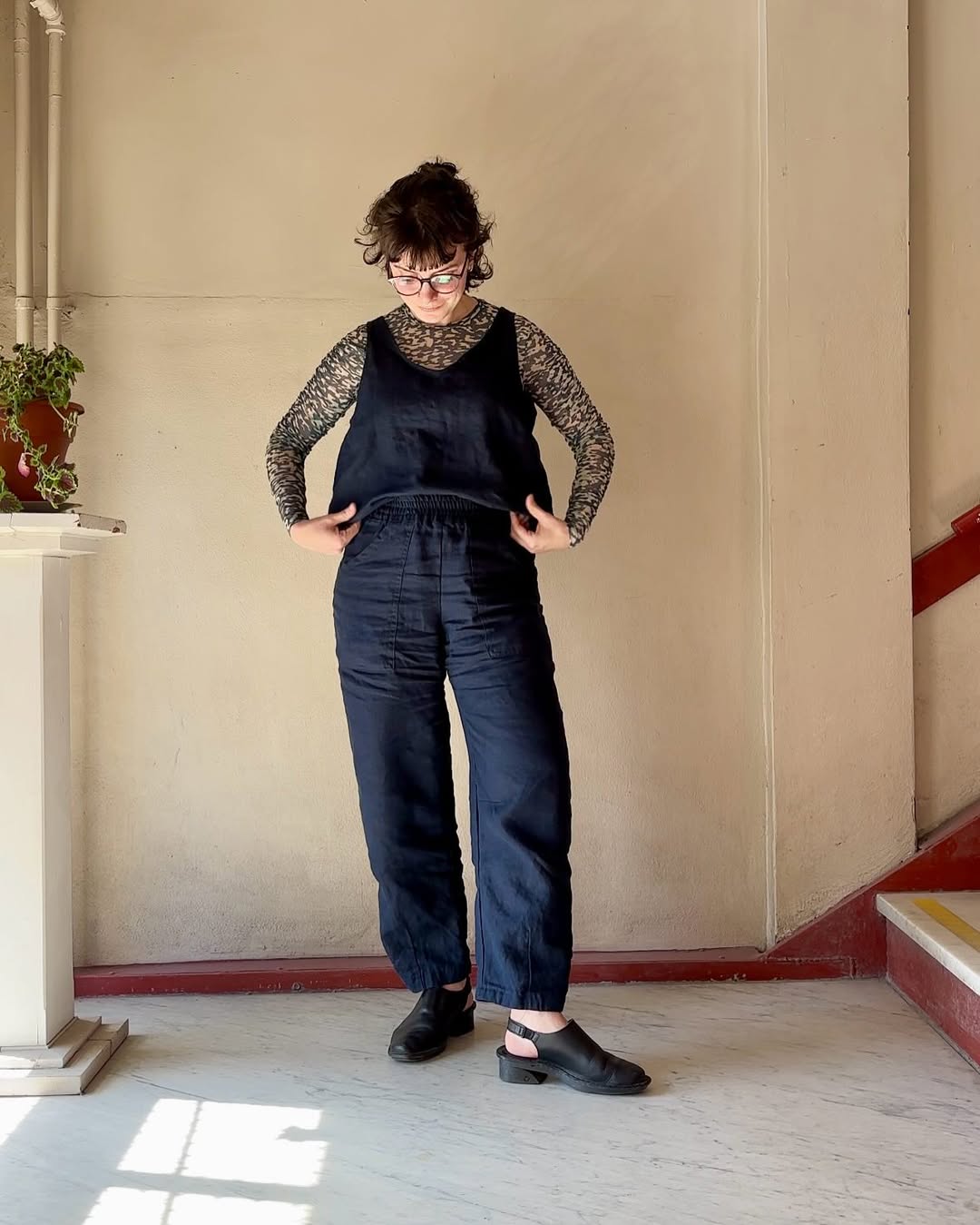 Hailey | Czarny kombinezon