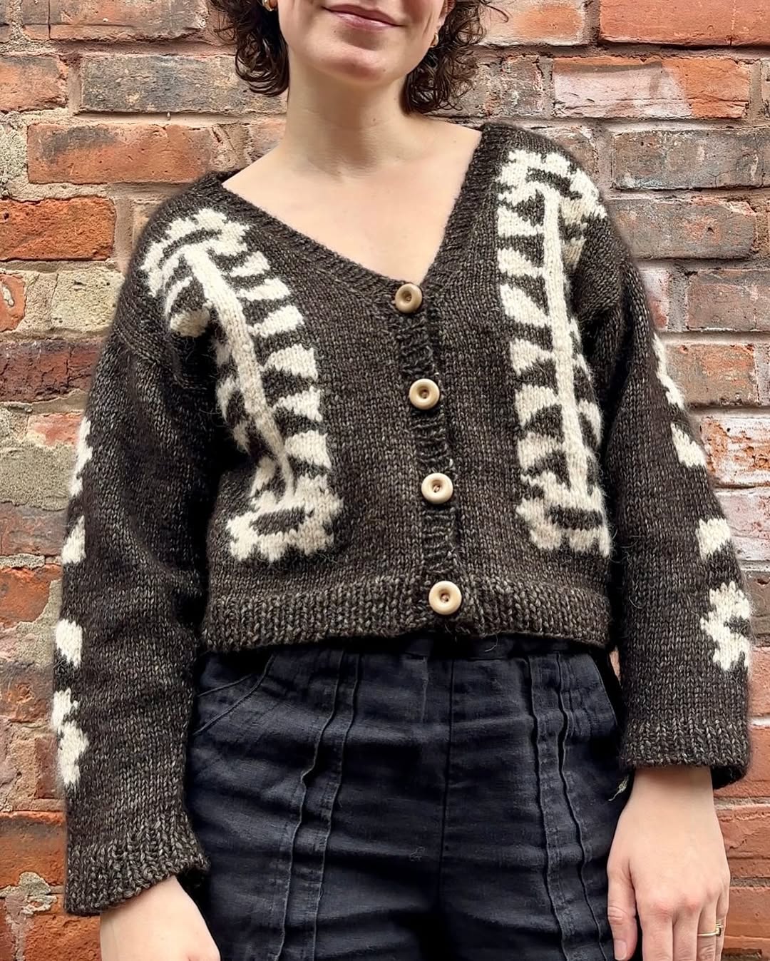 Jasmine | Brązowy kardigan