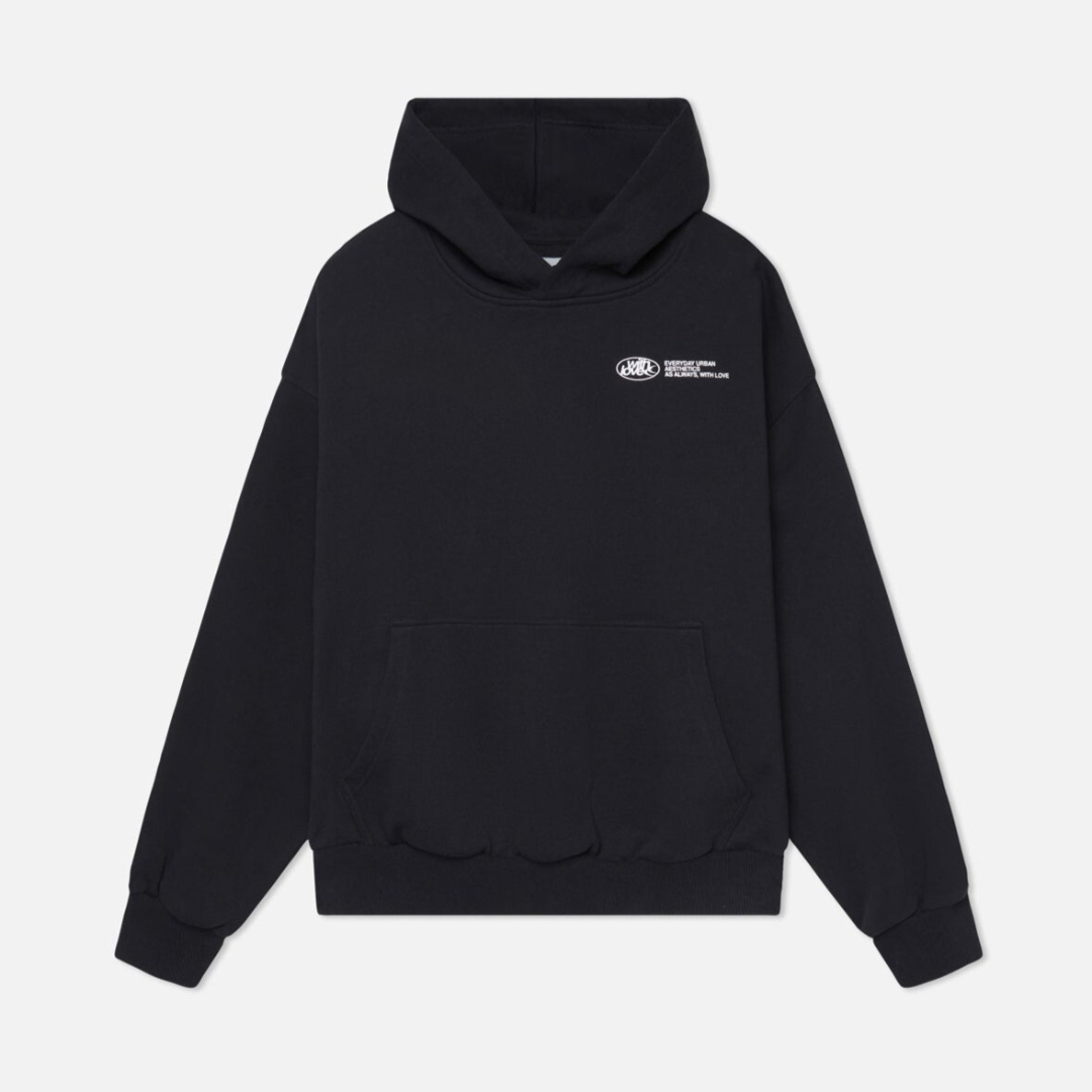 Kenna Bluza z Kapturem Damska – Szary Melanżowy Hoodie 100% Bawełna, Minimalistyczny i Wygodny