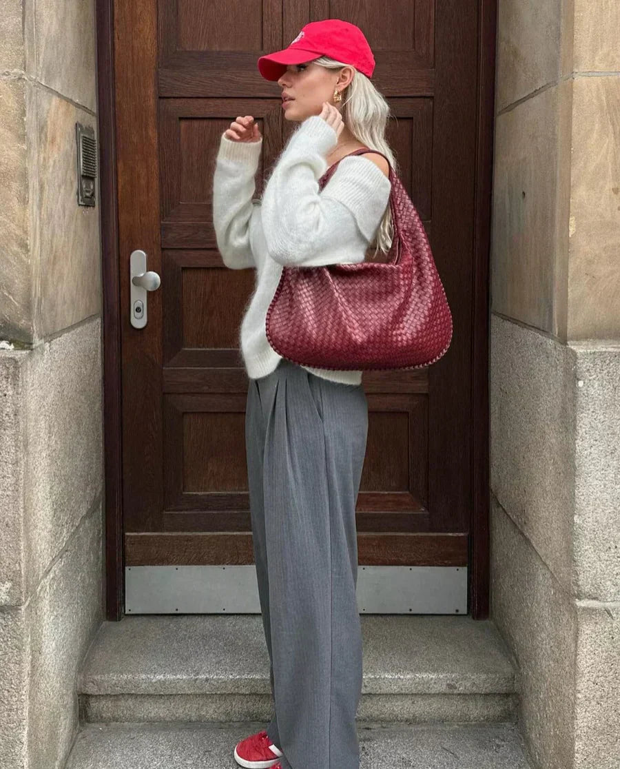 Louisa Torebka Hobo Damska – Pleciona, Elegancka, Pojemna i Ponadczasowa