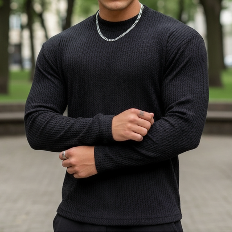 Dave Sweter Męski – Swobodny Sweter z Miękkiej Dzianiny, Wygodny i Elegancki na Co Dzień