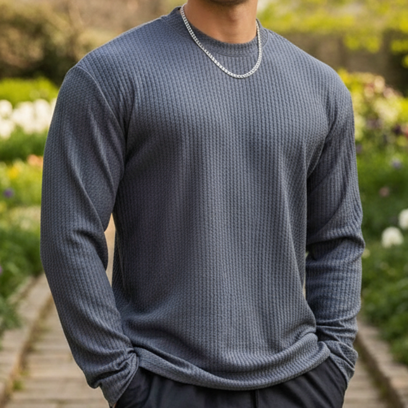 Dave Sweter Męski – Swobodny Sweter z Miękkiej Dzianiny, Wygodny i Elegancki na Co Dzień