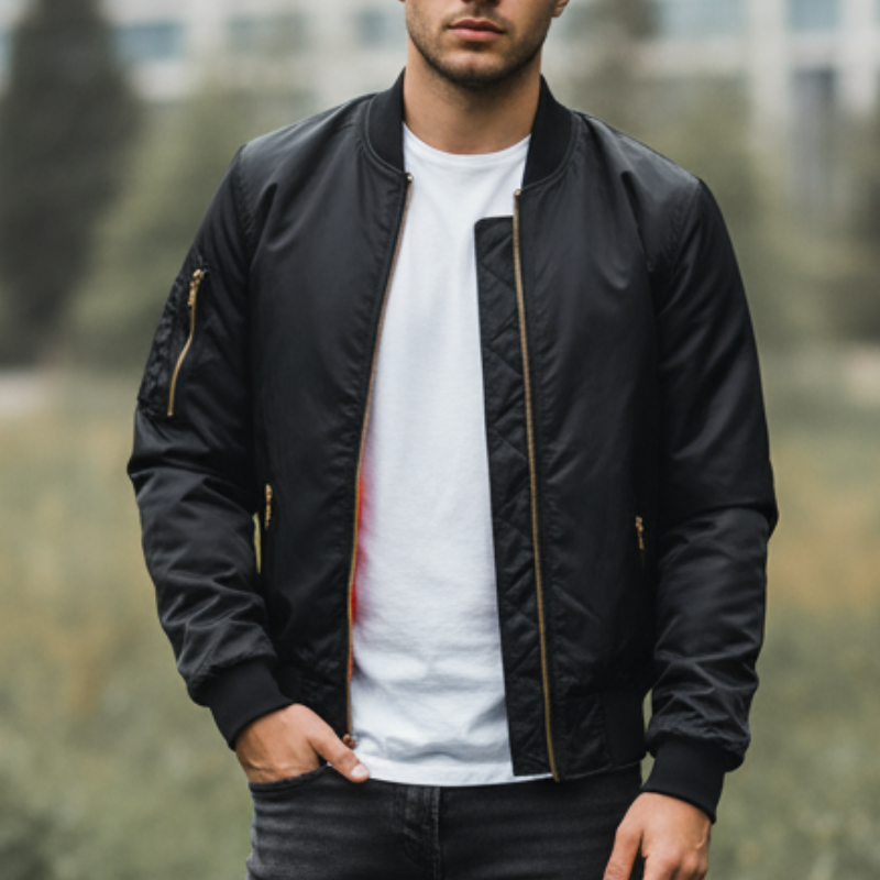 Marius Kurtka Pilotka Męska – Elegancka i Wygodna Kurtka w Ponadczasowym Stylu